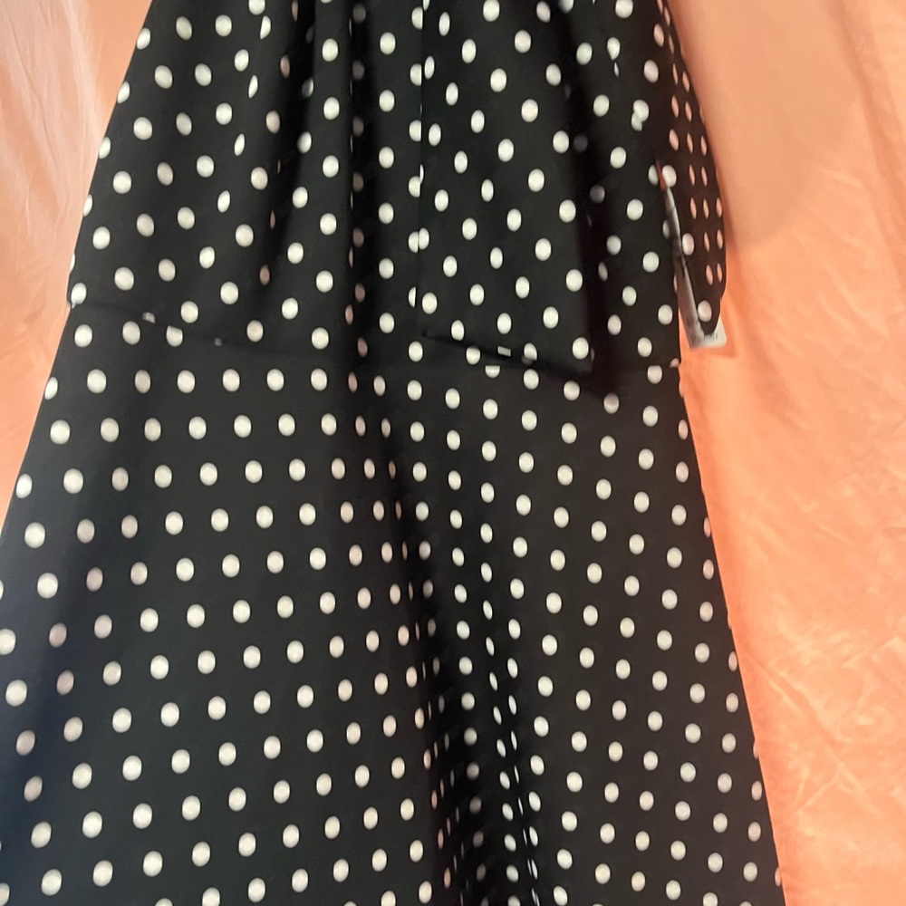 Black and White Polka Dot Dress